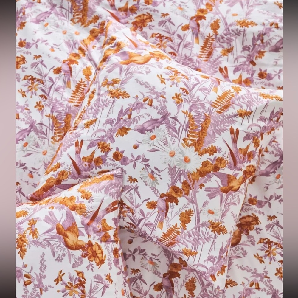 New Anthropologie Nina Organic Sateen Euro Pillow Sham 1